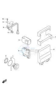 DF 140A drawing PTT Switch/Engine Control Unit