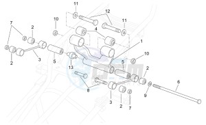 Leonardo 250 (eng. Yamaha) drawing Connecting rod