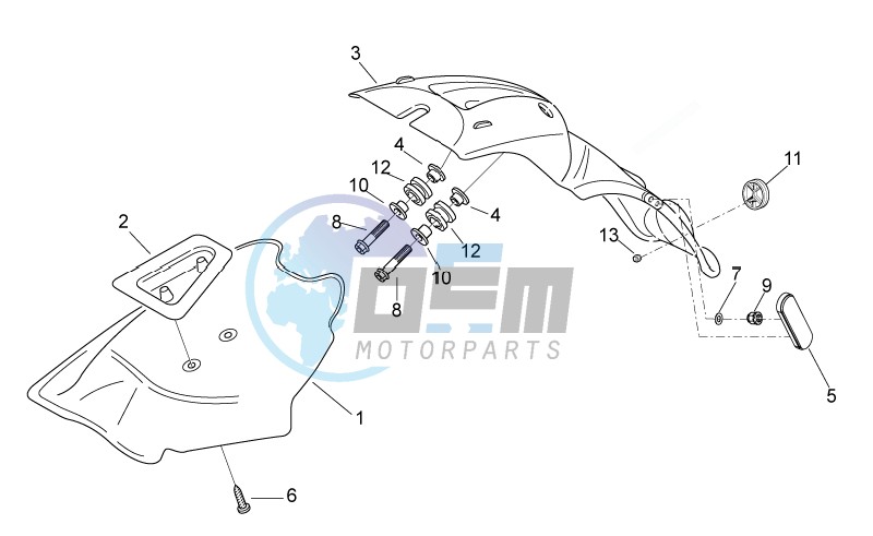 Rear body III - Mudguard