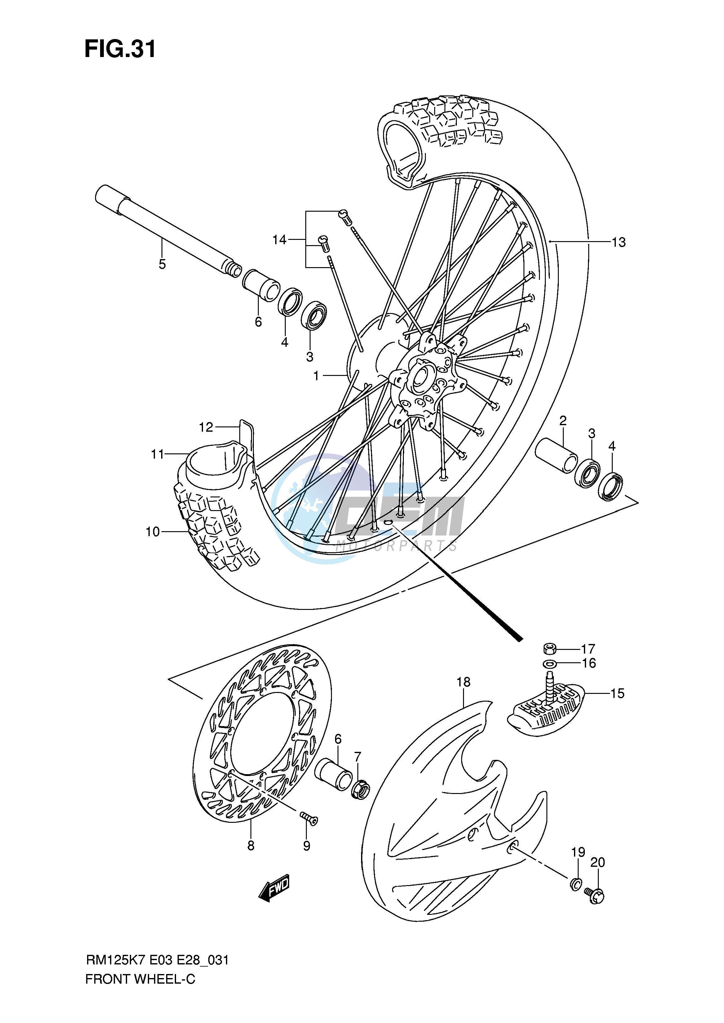 FRONT WHEEL