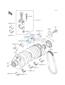 ZX 1100 F [GPZ 1100 ABS] (F1) [GPZ 1100 ABS] drawing CRANKSHAFT