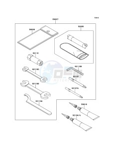 KVF750_4X4_EPS KVF750GCS EU GB drawing Owner's Tools