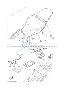 MT09A MT-09 ABS 900 (2DR4 2DR5) drawing SEAT