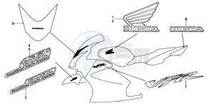 VFR800 drawing MARK (E,ED,EK,F,U)