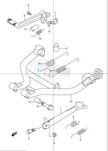 GSF1200 (E2) Bandit drawing STAND