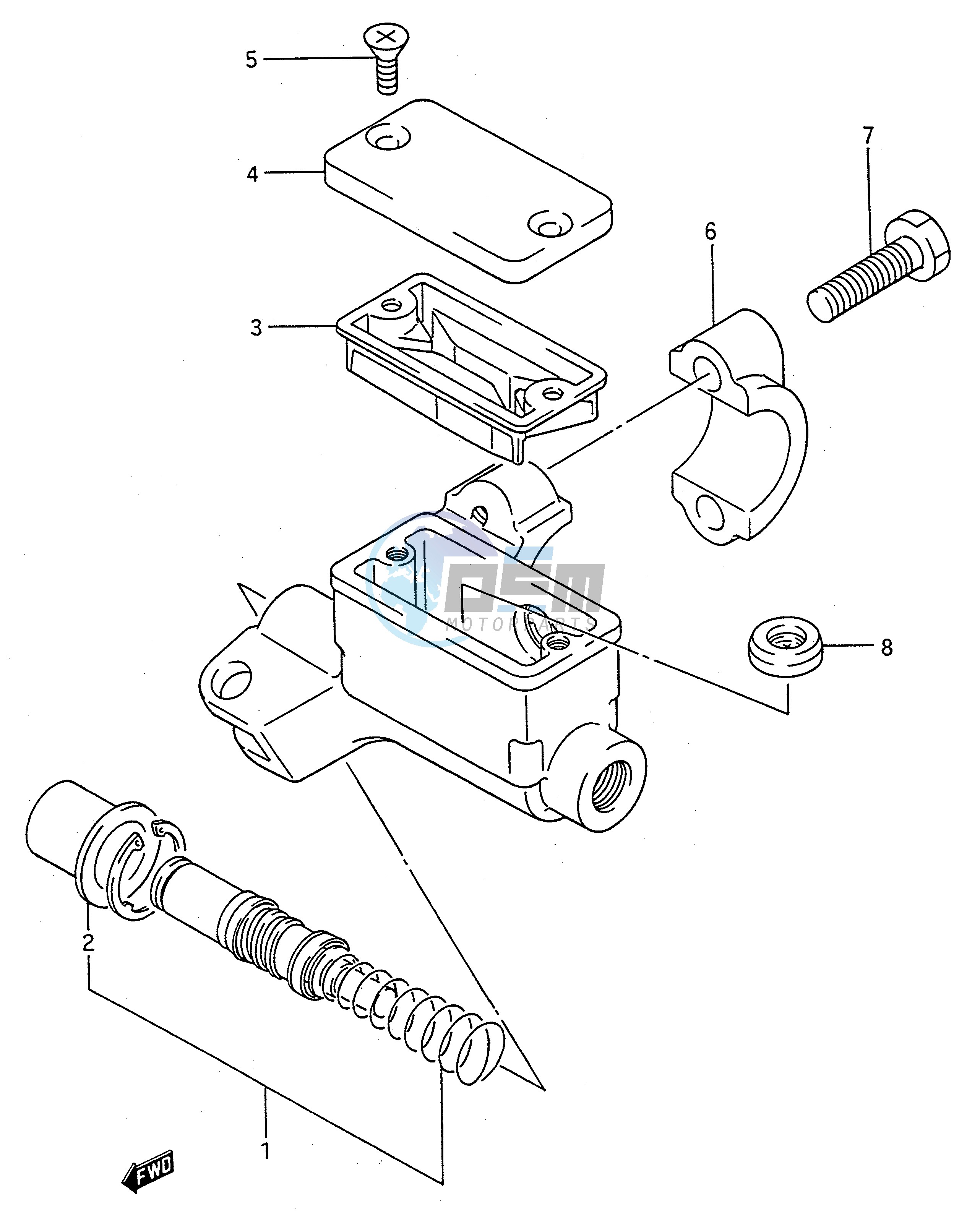 FRONT MASTER CYLINDER