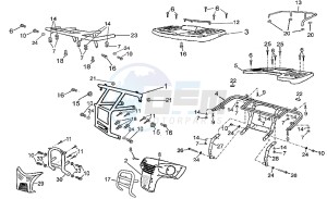 Quasar 180 drawing Parcel rack- Protection