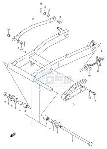 VL125 (E2) drawing REAR SWINGING ARM