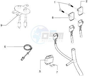 X9 125 drawing Electrical devices