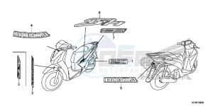 SH125E SH125 E drawing MARK