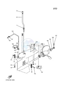 150FETOX drawing PROPELLER-HOUSING-AND-TRANSMISSION-2