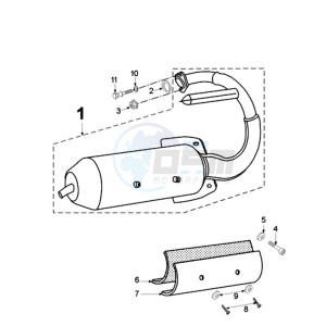 VIVA XR2A BE drawing EXHAUST