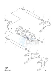 FJR1300A FJR1300-A FJR1300A ABS (B881) drawing SHIFT CAM & FORK