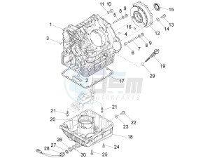 California 1400 Custom ABS 1380 USA-CND drawing Crankcases I