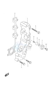 DF 25A drawing Exhaust Manifold