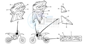 CR80R drawing MARK (CR80RS)