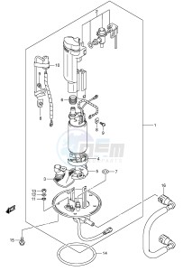 GSX-R750 (E2) drawing FUEL PUMP