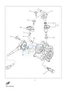 YZ450F (1SL5 1SL6 1SL7 1SL8) drawing INTAKE 2