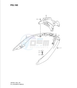 AN400Z drawing PILLION RIDER HANDLE (AN400AL1 E24)