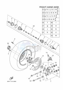 YFM700FWAD GRIZZLY 700 EPS (BLTS) drawing REAR WHEEL 2