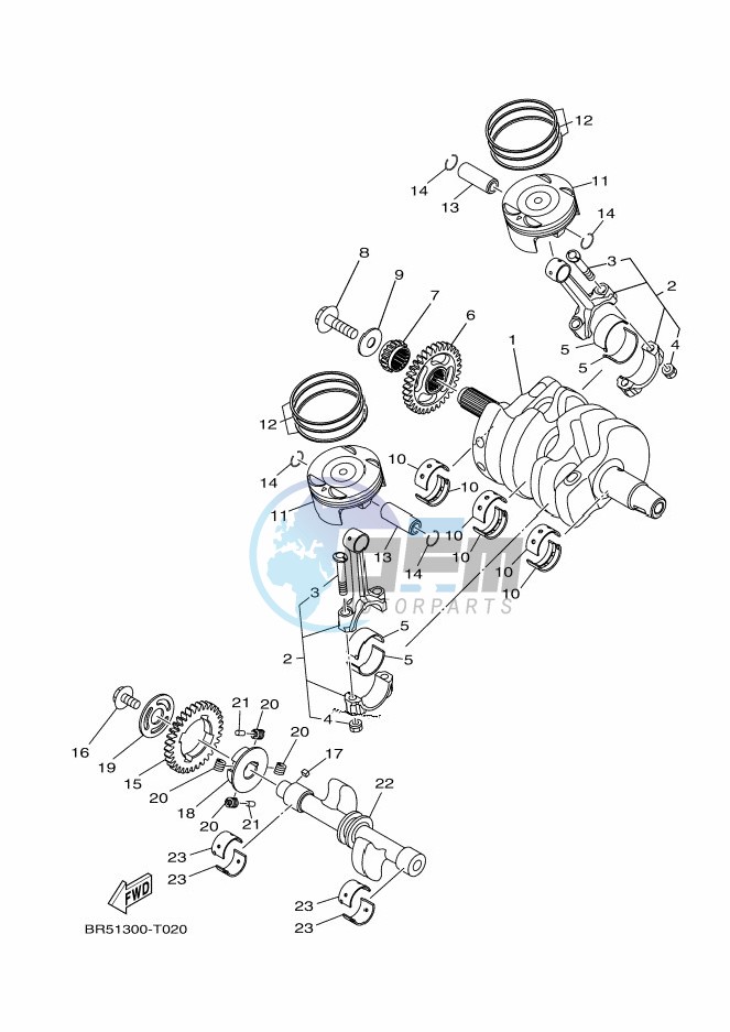 CRANKSHAFT & PISTON