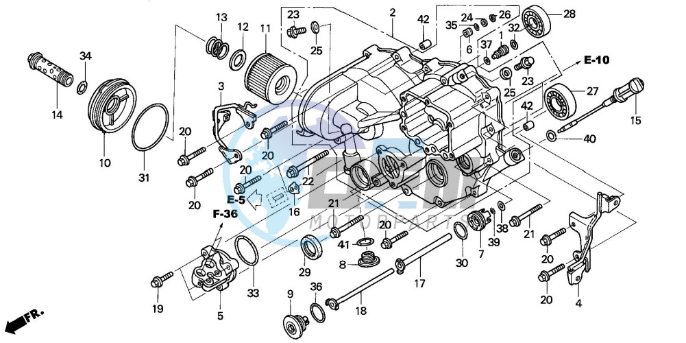 FRONT CRANKCASE COVER