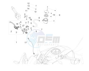 ETV 1200 Caponord Rally (EMEA, APAC) drawing Front master cilinder