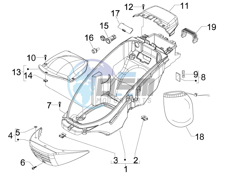 Helmet box - Undersaddle