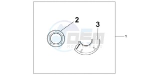 CBR1000RR9 Korea - (KO / HRC MME) drawing CARBON CRANKCASE COVER SET