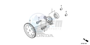 SH125DSG SH125 UK - (E) drawing OIL PUMP