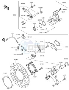 Z1000 ZR1000JHF XX (EU ME A(FRICA) drawing Rear Brake