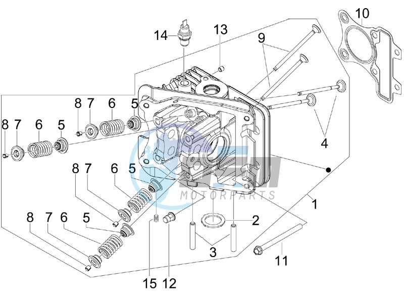 Cylinder head unit - Valve