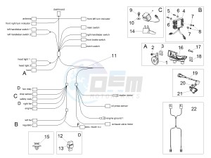 TUONO 1100 V4 RF E4 ABS (NAFTA) drawing Electrical system I