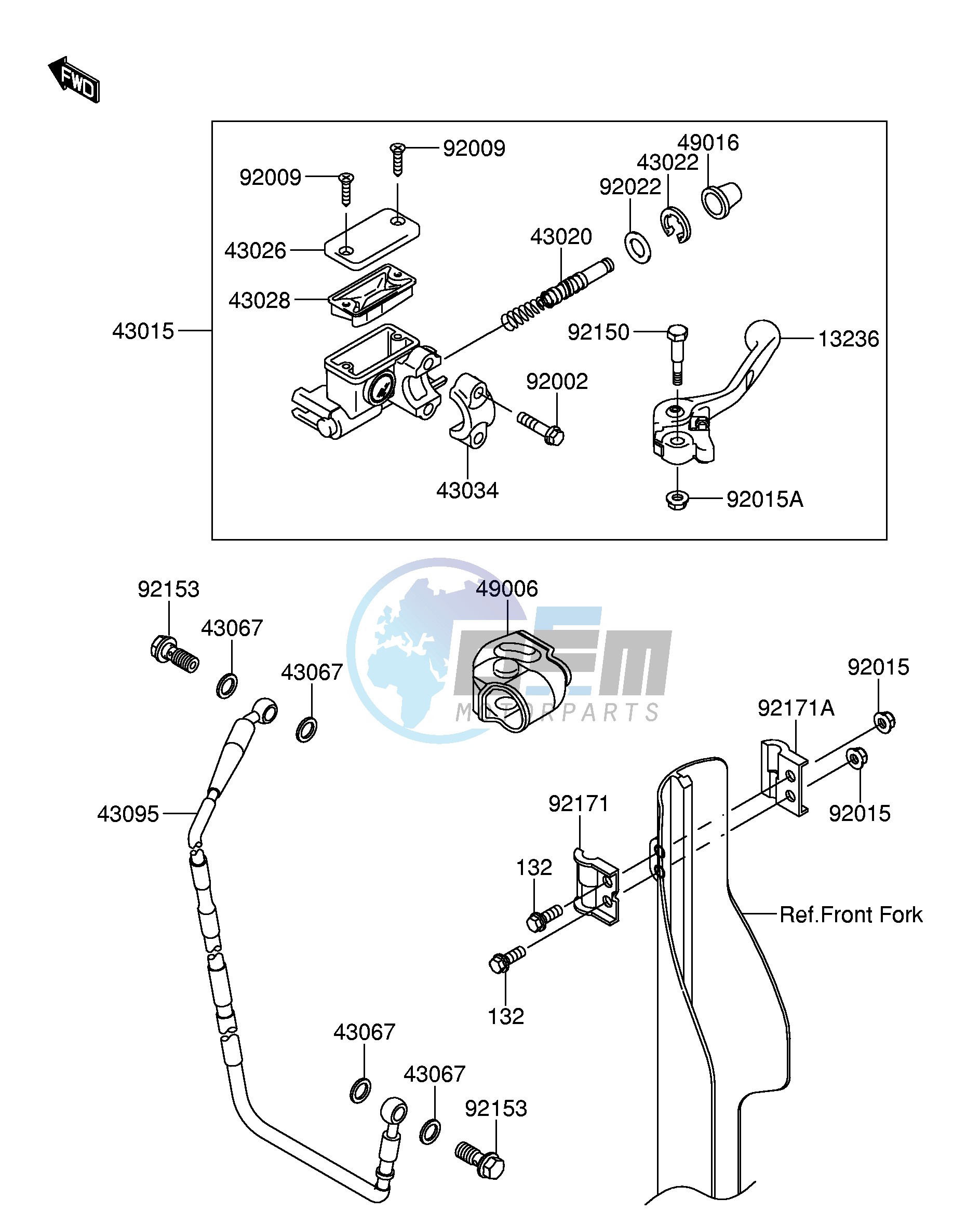 FRONT MASTER CYLINDER