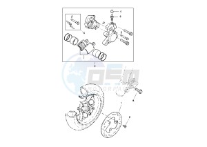 BW'S ORIGINAL EURO2 50 drawing FRONT BRAKE CALIPER