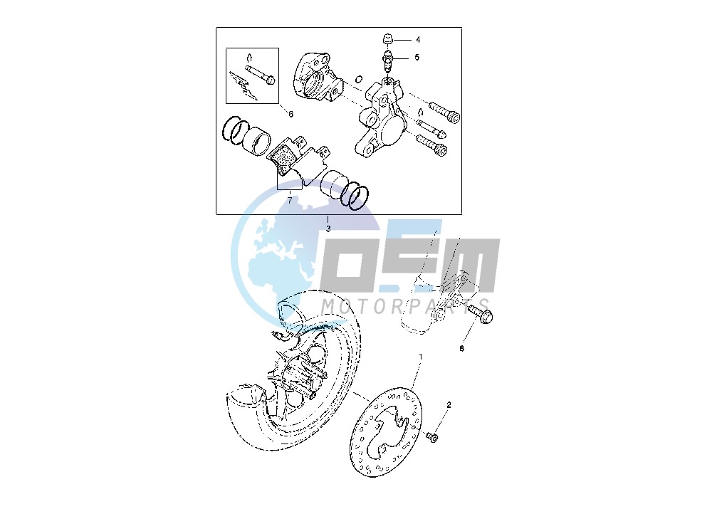 FRONT BRAKE CALIPER