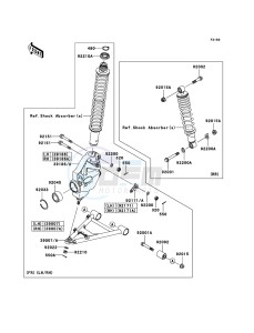 KVF360 KVF360B8F EU drawing Suspension