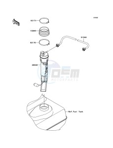 JET SKI ULTRA 300X JT1500HBF EU drawing Fuel Pump