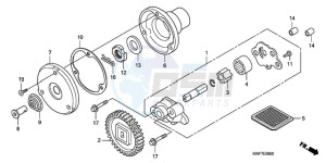 CBF125MA Europe Direct - (ED) drawing OIL PUMP