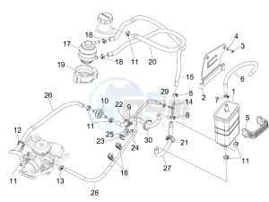 LX 150 4T USA drawing Anti-percolation system