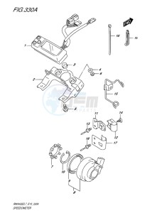 RMX450 drawing SPEEDOMETER