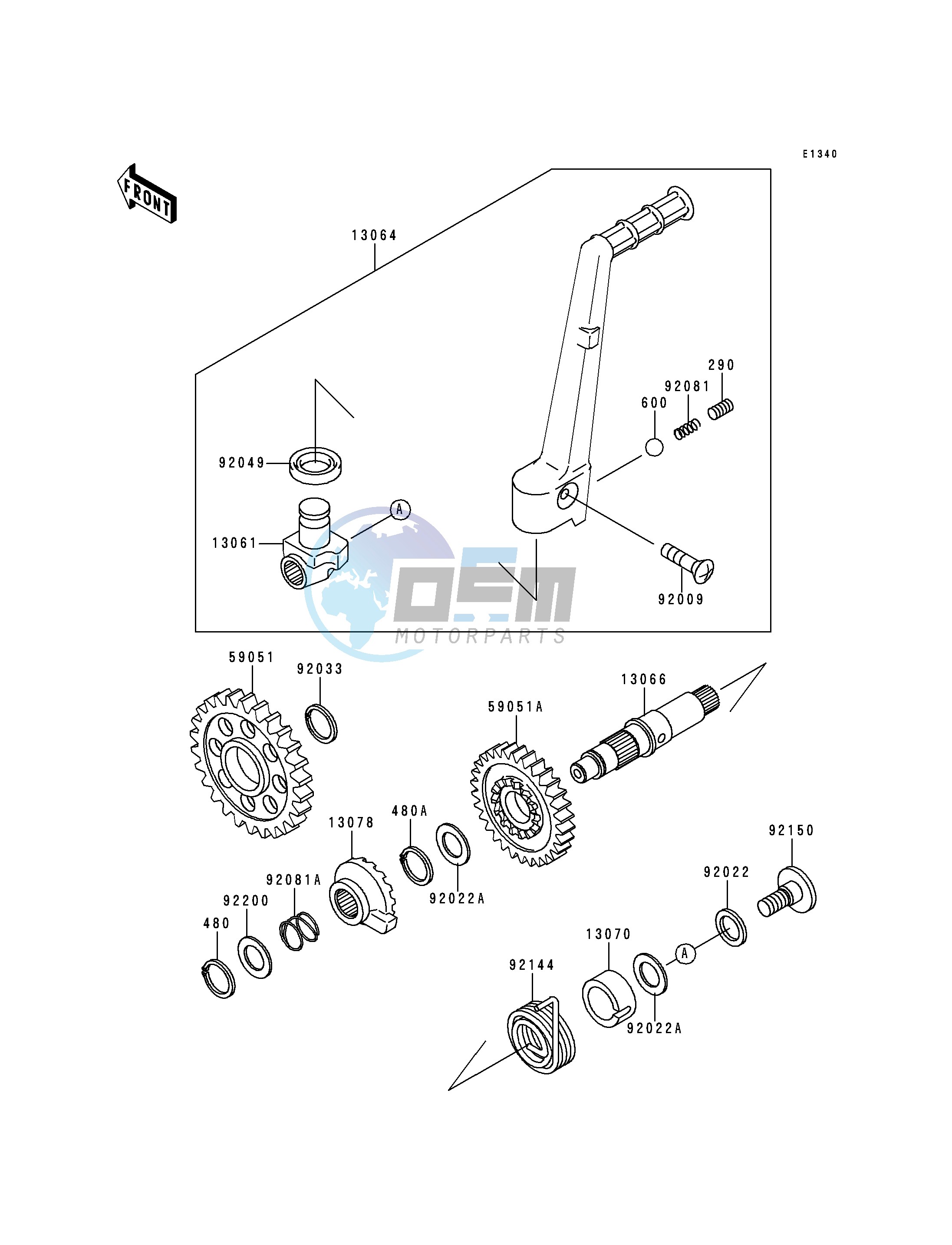 KICKSTARTER MECHANISM