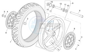 RSV 2 1000 drawing Front turn indicator