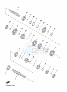 YZ250F (B7B2) drawing TRANSMISSION