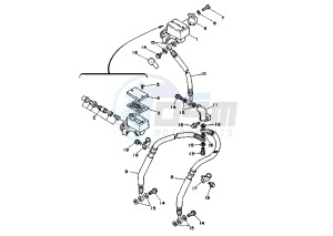 XTZ SUPER TENERE 750 drawing FRONT MASTER CYLINDER