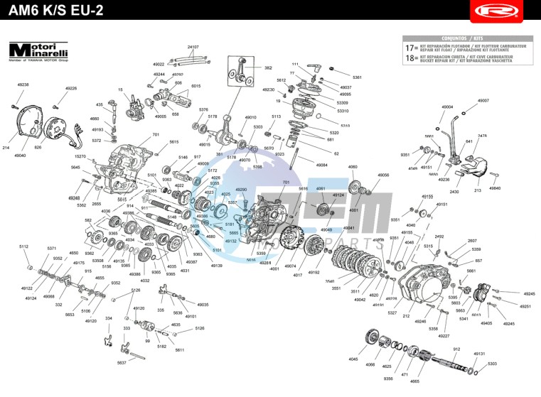 ENGINE  AM6 K/S EU-2