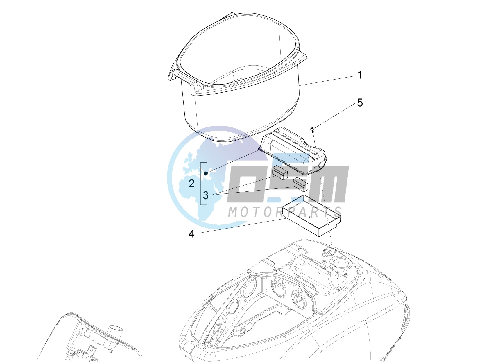 Helmet huosing - Undersaddle