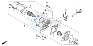 TRX90 SPORTRAX90 drawing STARTING MOTOR