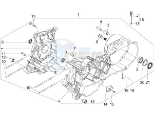 LX 50 4T-4V NL drawing Crankcase