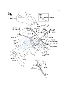 KVF650_4X4 KVF650DBF EU GB drawing Side Covers